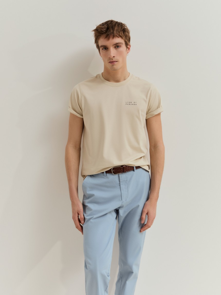 Calças chino regular fit