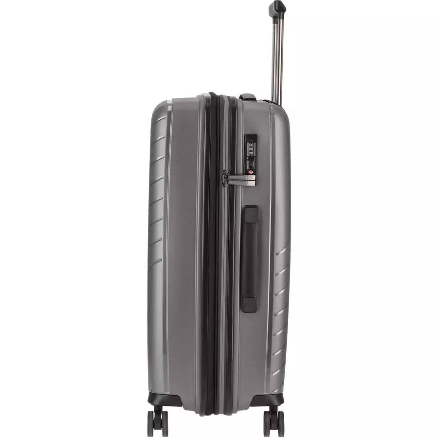 Somko Wave - 4-Rollen-Trolley M 67 cm erw. anthrazit