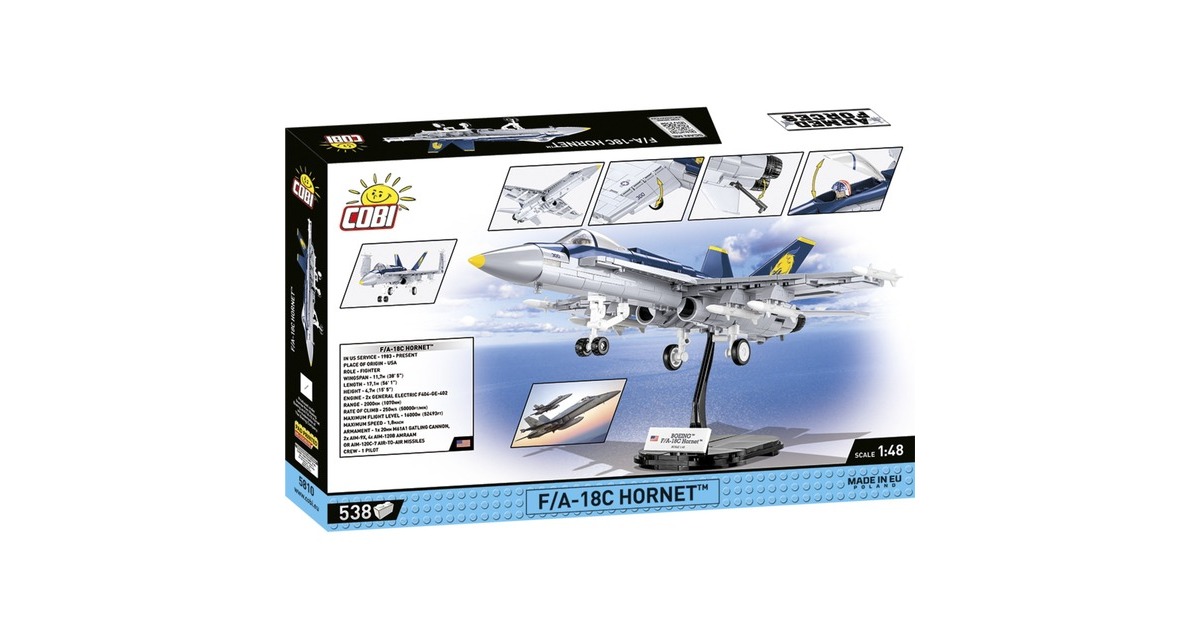 COBIArmed Forces - F/A-18C Hornet Constructiespeelgoed  (Schaal 1:48)