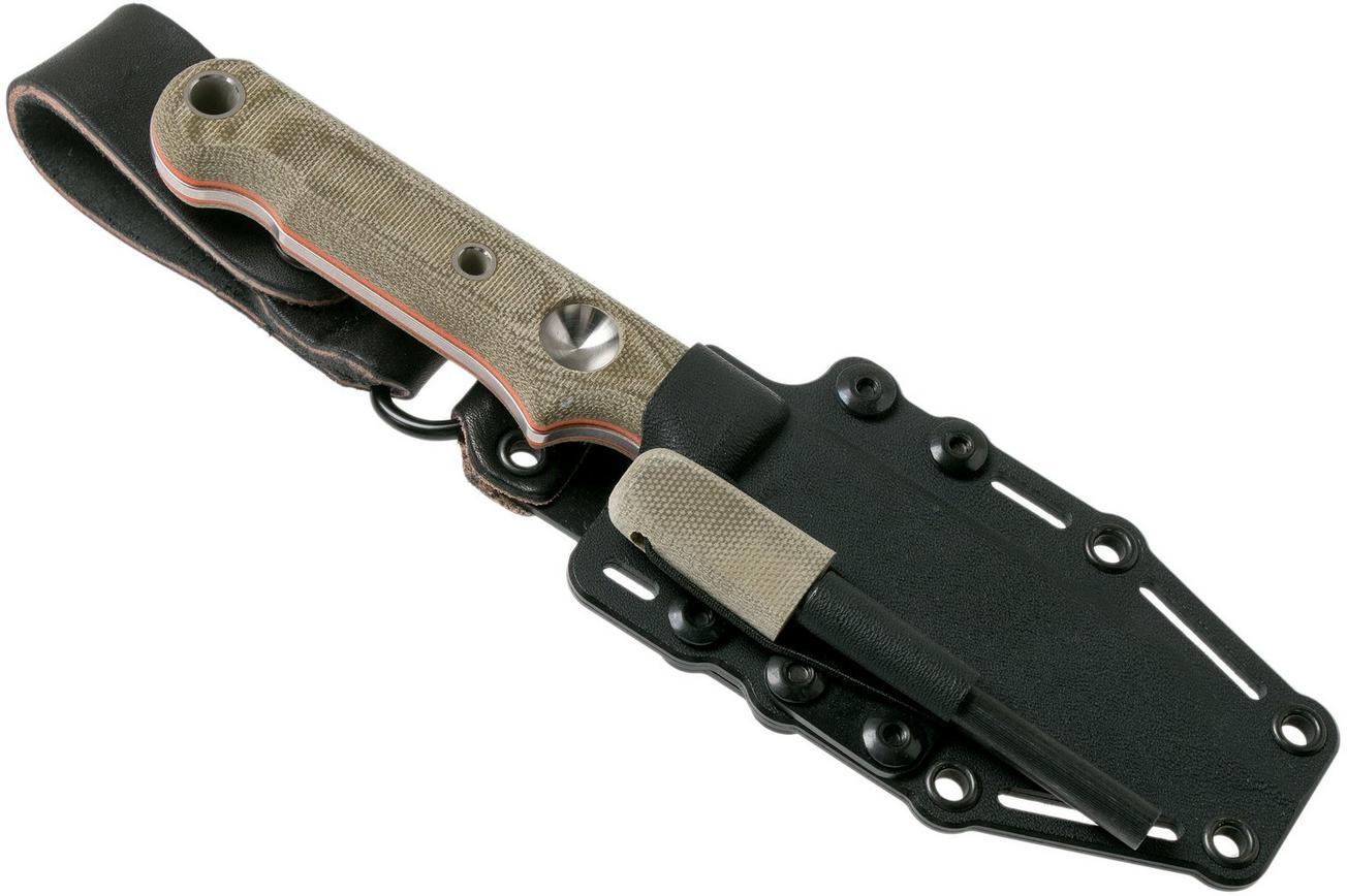 White River Knives FC4 Firecraft survivalmes, Kydex schede met firesteel