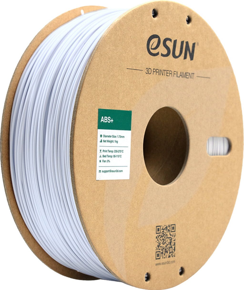 eSUN  ABS+ Cold White, 1,75 mm / 1000 g    ABS Filament mit verbesserten mechanischen Eigenschaften