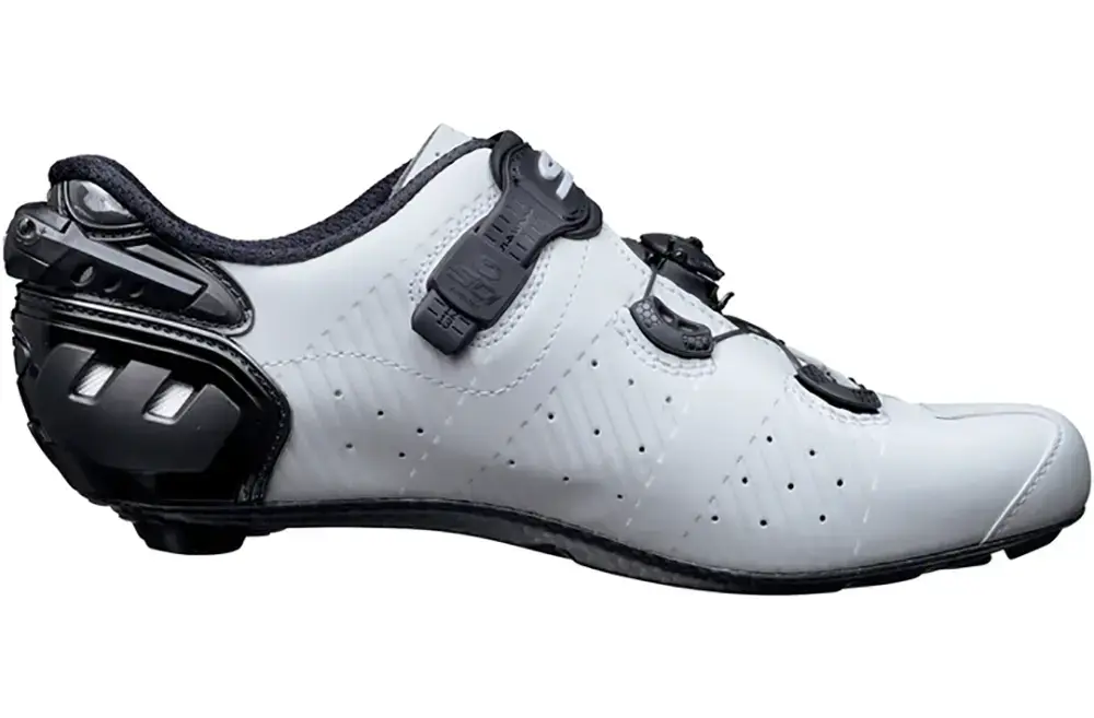 Sidi Wire 2S Wielrenschoenen Wit/Zwart Heren