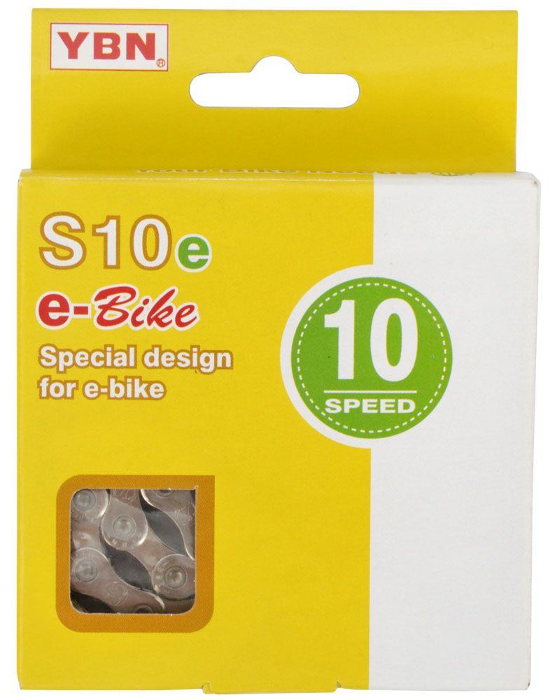 YBN 10-fach E-Bike Kette S10e S2 136 Glieder silber kaufen | Bike-Discount
