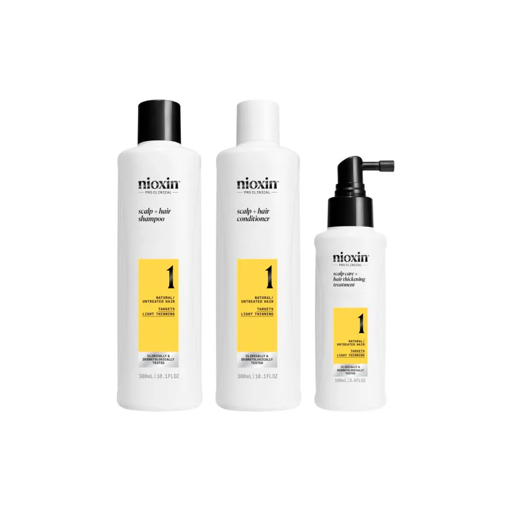 Nioxin System 1 Loyalty Kit for Natural/Untreated Hair - 1 stk.