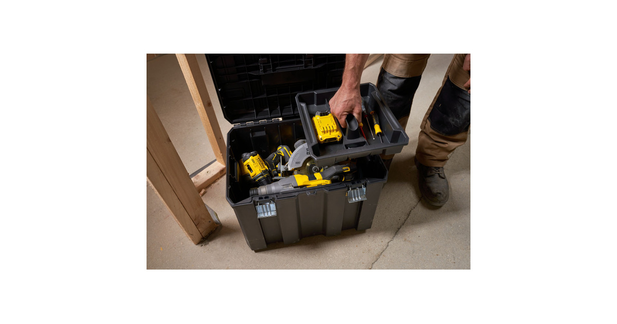 StanleyFATMAX PRO-STACK Gereedschapswagen  (Zwart/geel)
