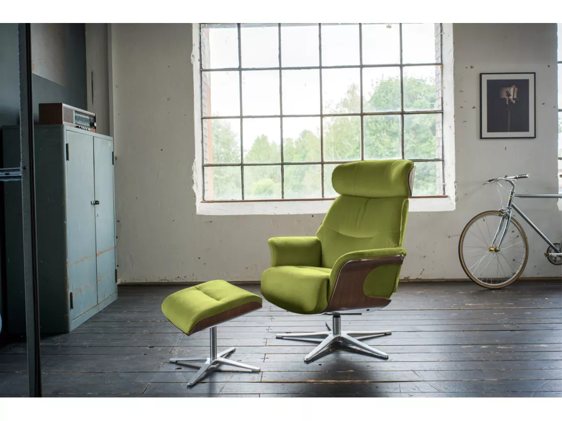 Fauteuil - Vert Velours - TOSAR
