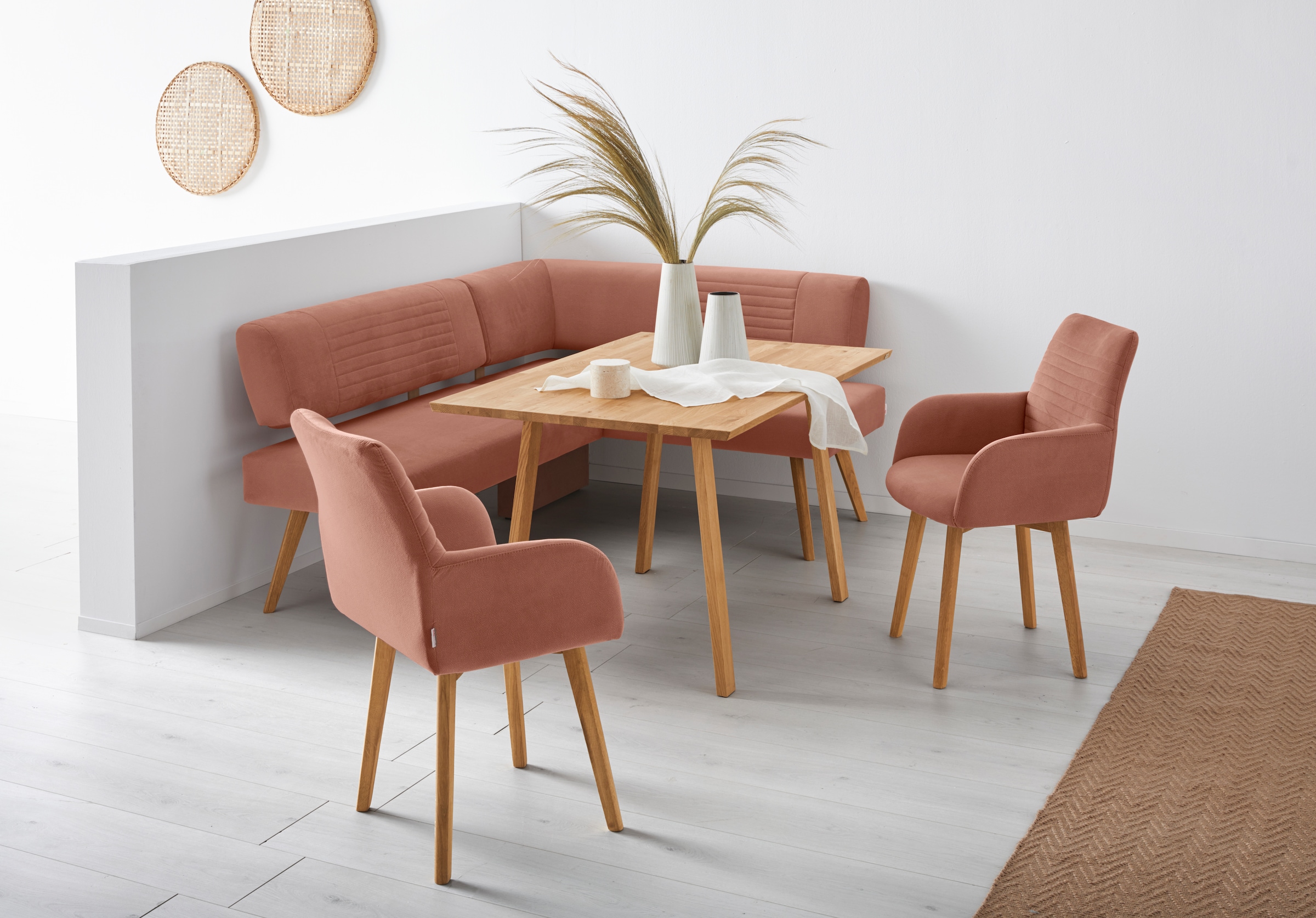 GOODproduct Esstisch »Alessja« Breite 130 oder 150 cm, Eiche Massivholz mit veganem Bio-Öl behandelt