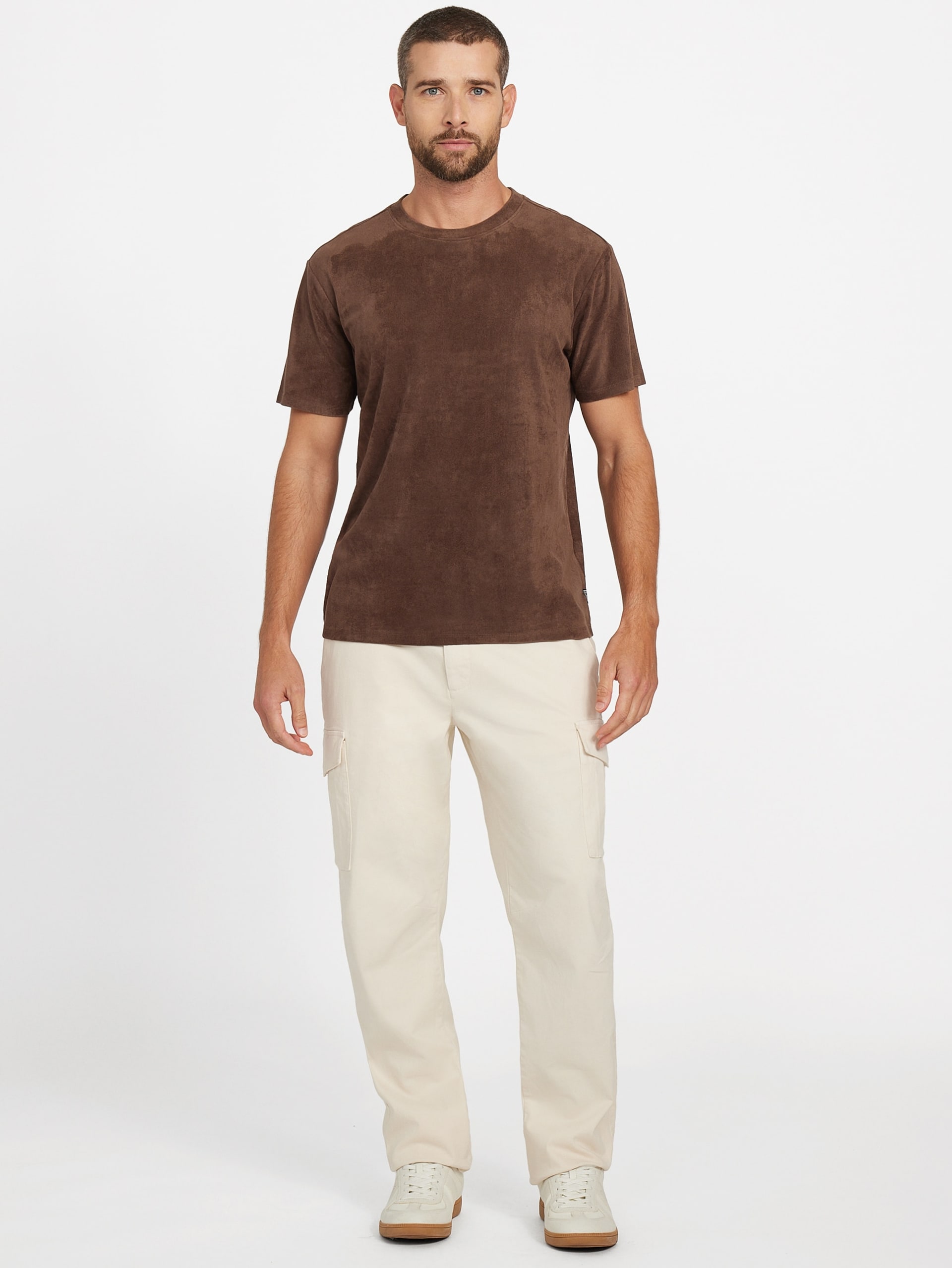 Camiseta Garrett de camurça sintética