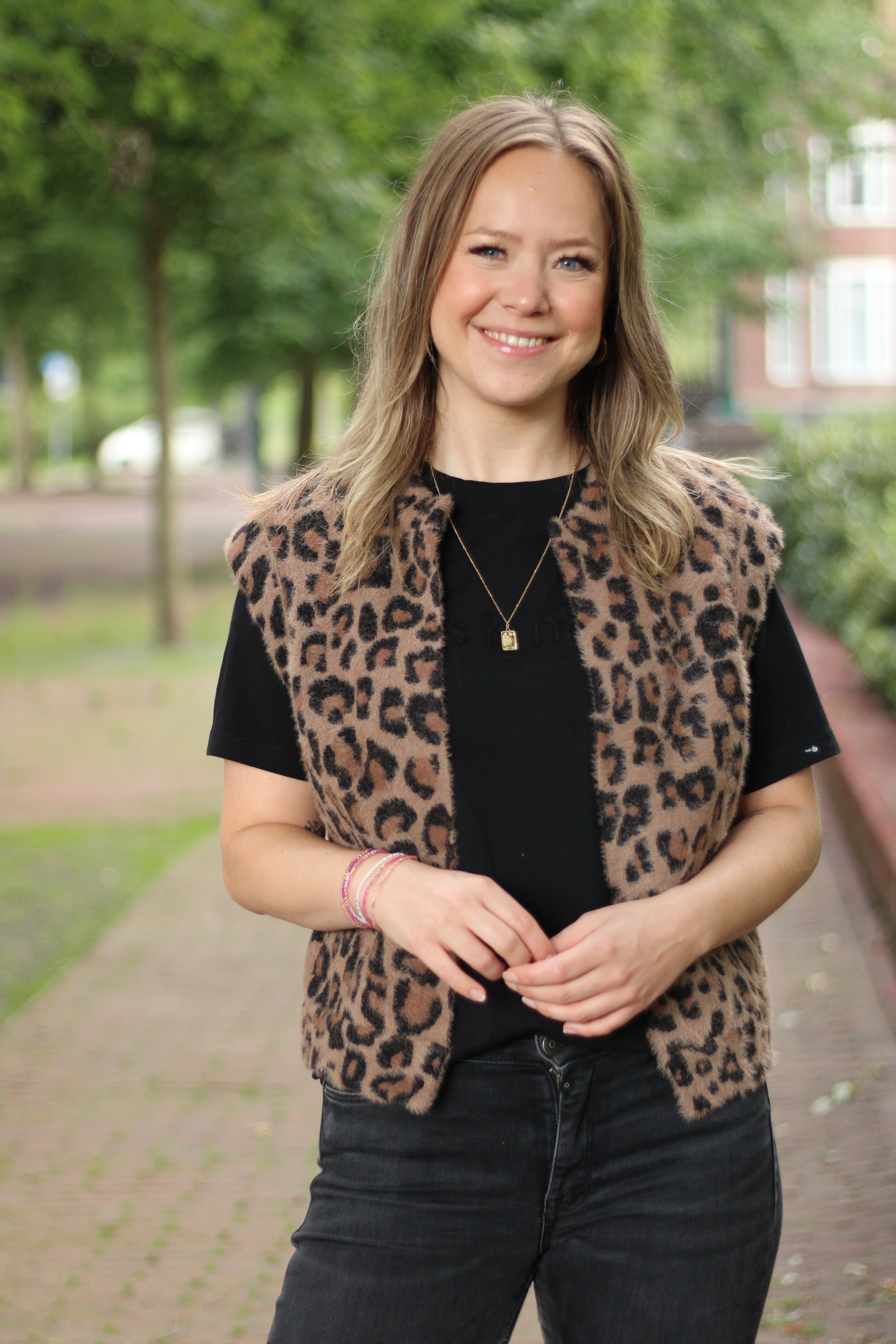 Rino & Pelle - Elona Short Waistcoat - Leopard