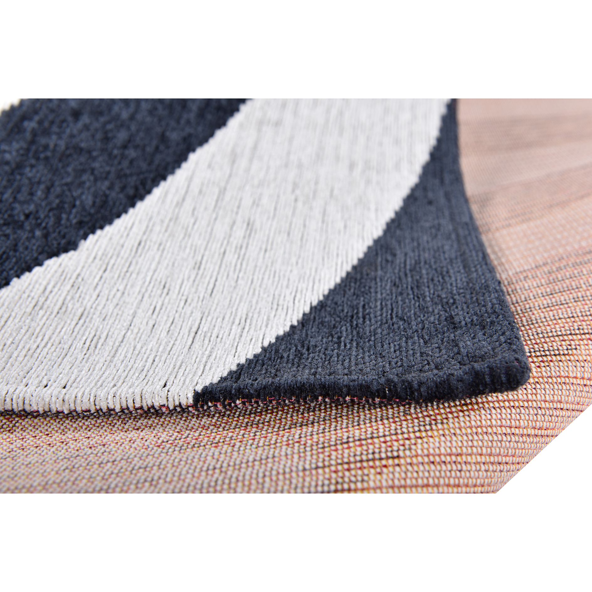 Teppich COSIMA - rot multi - 160x160 cm