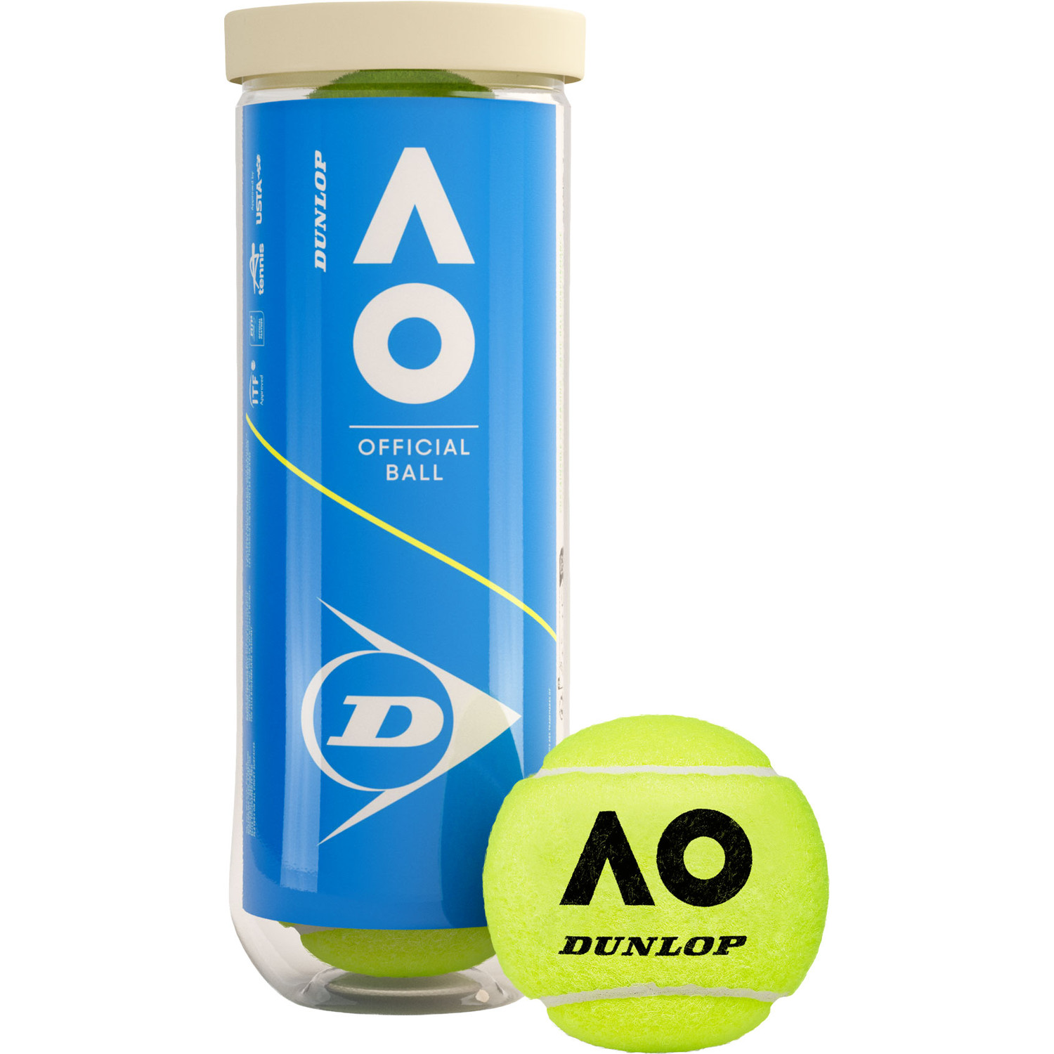 Dunlop Australian Open Logo Bal 3 St.