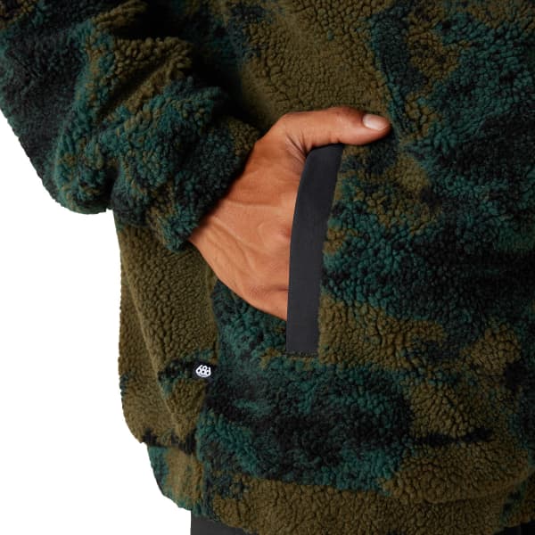 Veste polaire snowboard 686 MENS EVERYWHERE OUTPOST SHERPA JACKET CYPRESS GREEN HEMISPHERE