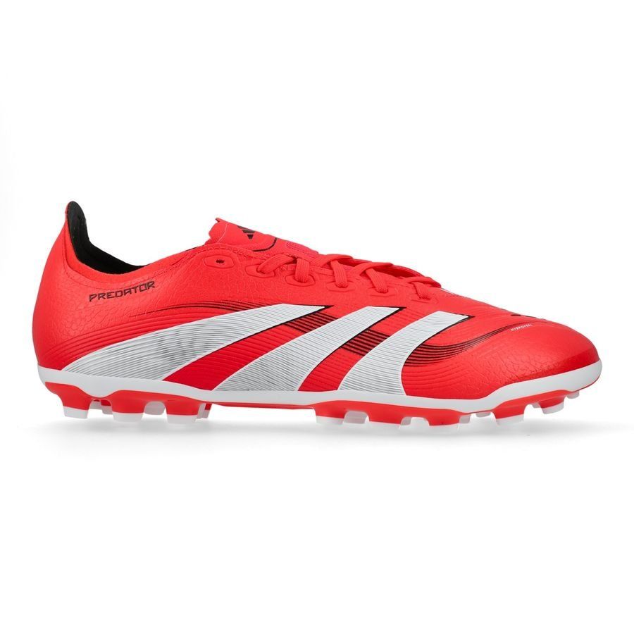 adidas Predator League 2G/3G AG Pure Victory - Lucid Red/Blanc/Noir