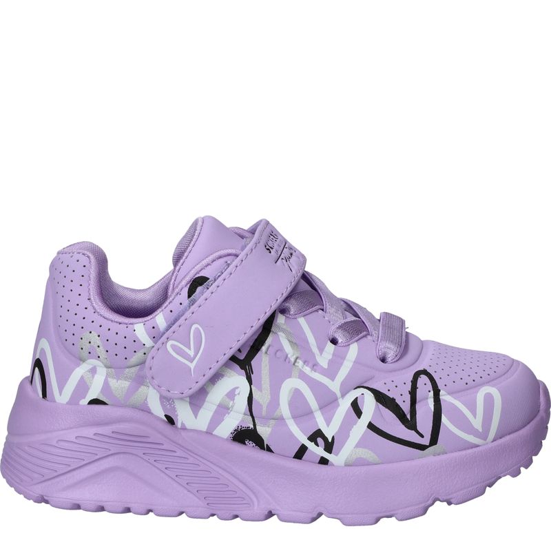 Skechers Uno Lite Love Levitate Sneakers Paars Meisjes