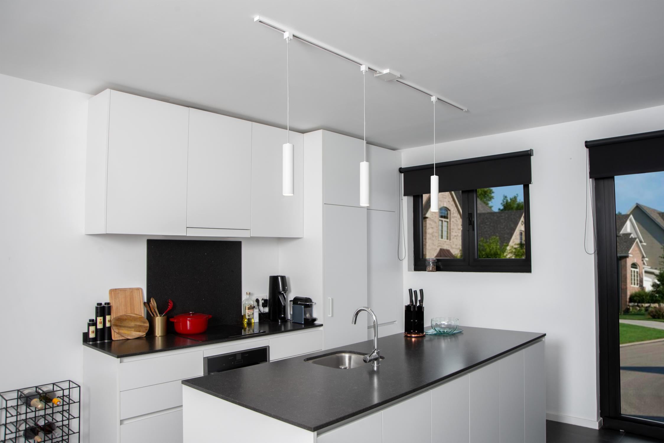 Track Floris 1-fase rail hanglamp wit