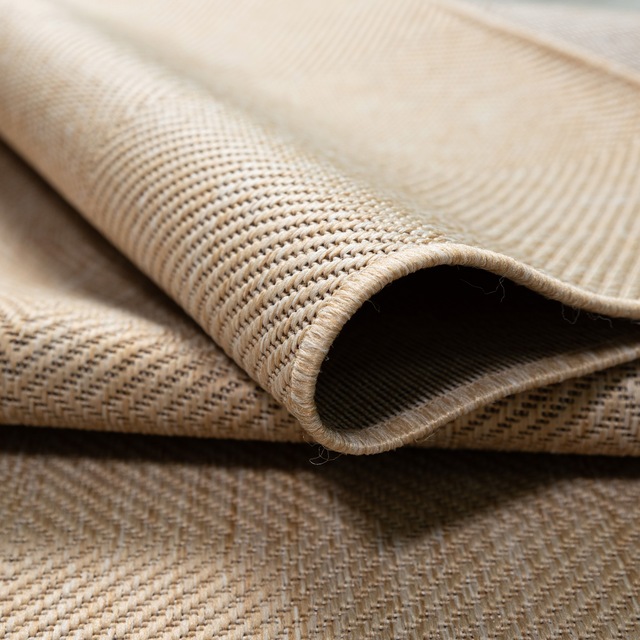 my home Teppich »Anna, auch als Läufer erhältlich« rechteckig 3 mm Höhe In- und Outdoor geeignet, Sisal-Optik, Wetterfest & UV-beständig