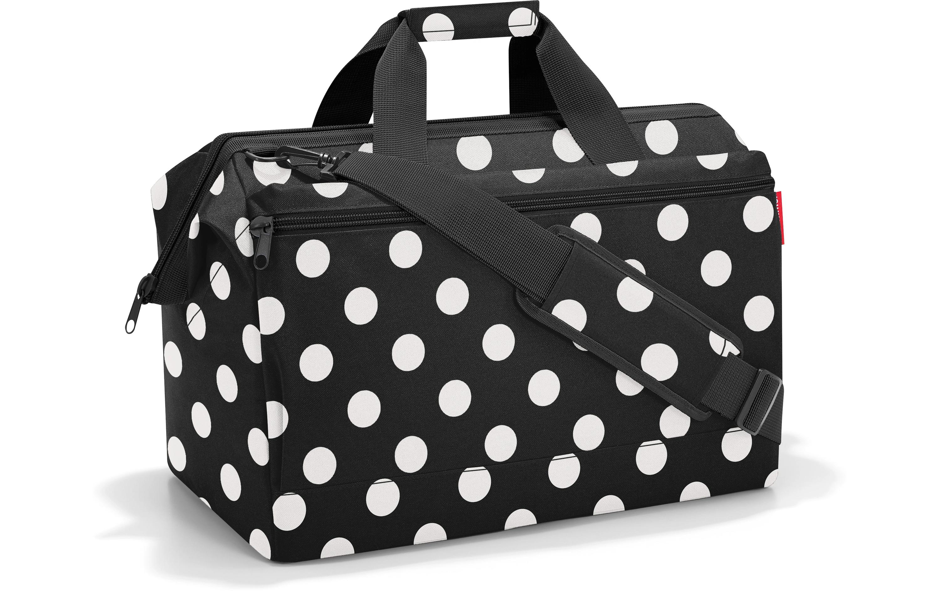 Umhängetasche Allrounder L Dots WhiteSchultertasche