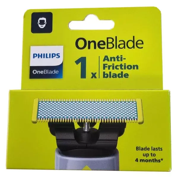Lâmina de barbear antifricção Philips OneBlade (1 unidade)