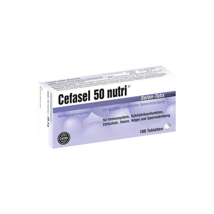 Cefasel 50 nutri Selen Tabs Tabletten, 100 St