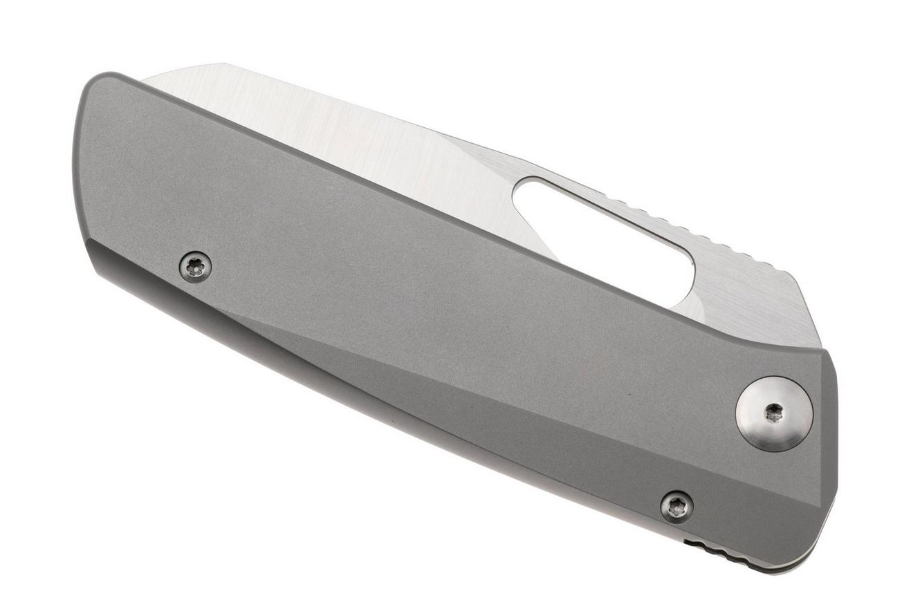 Liong Mah KUF 3.5 Satin MagnaCut, Titanium, zakmes