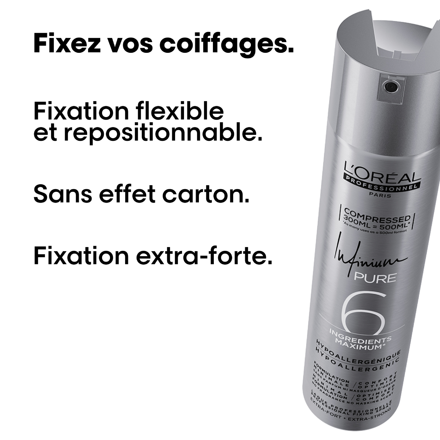Laque Infinium Pure Extra Forte L'Oral Professionnel 300 ML
