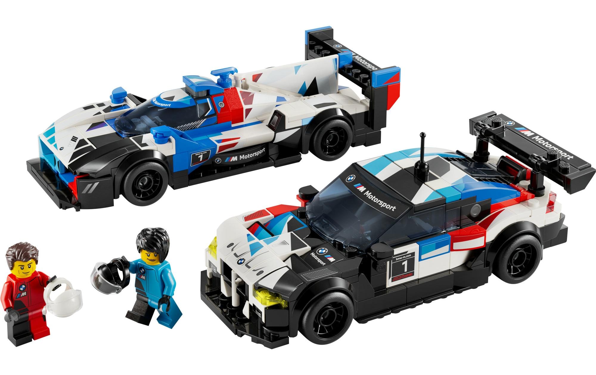 LEGO® Spielbausteine »Speed Champions BMW M4 GT3 & BMW M Hybrid V8 Rennwagen«