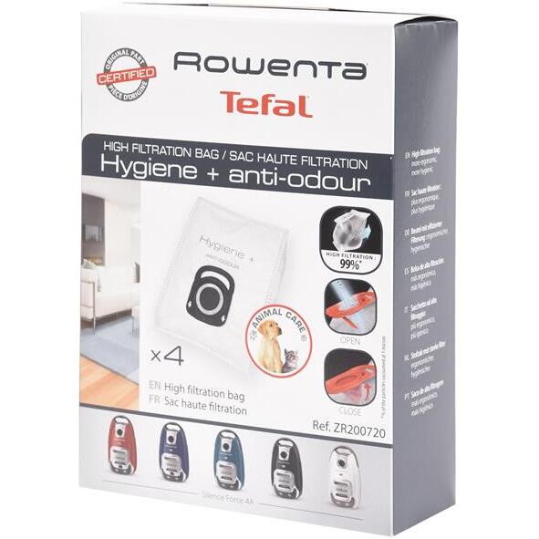 Lot de 4 sacs aspirateur hygiène - ZR200720