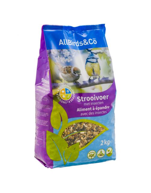 Allbirds&Co Strooivoer 2 kg - Tuinvogelvoer