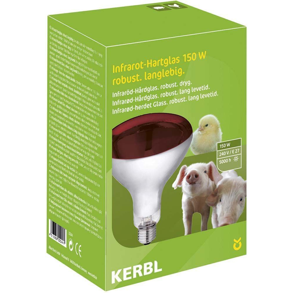 Lampe à infrarouge en verre trempé (lot de 2)