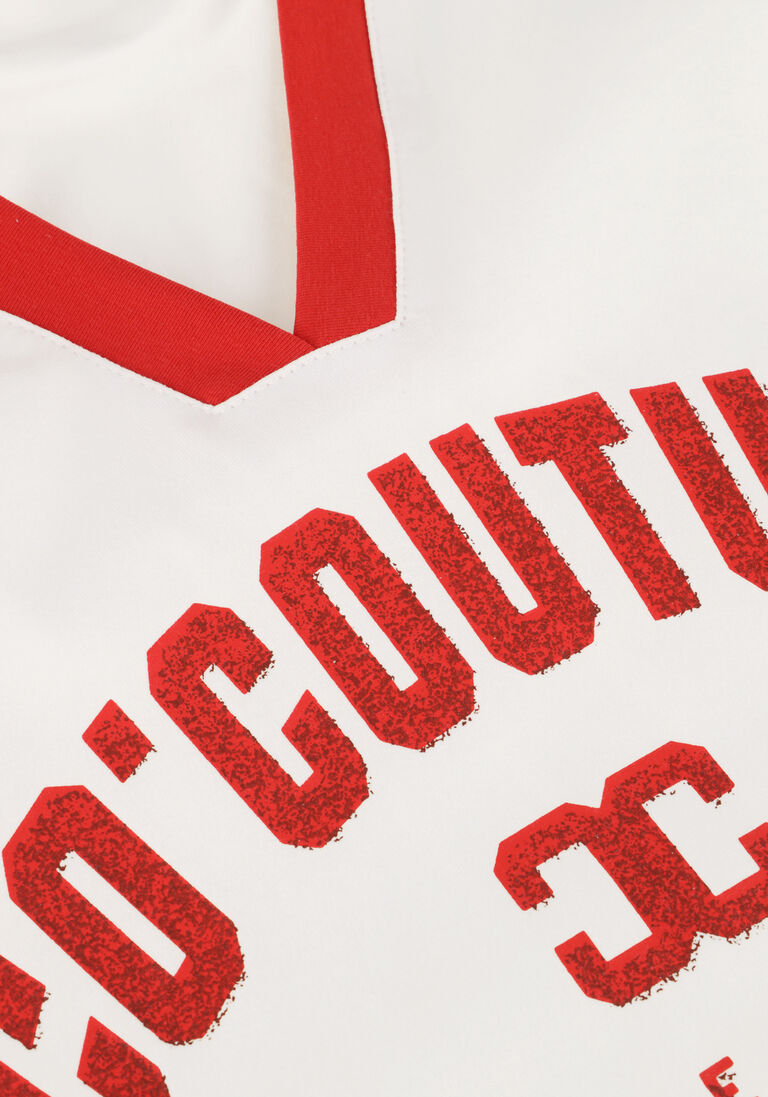 witte co'couture t-shirt siaracc oversize sporty v-tee