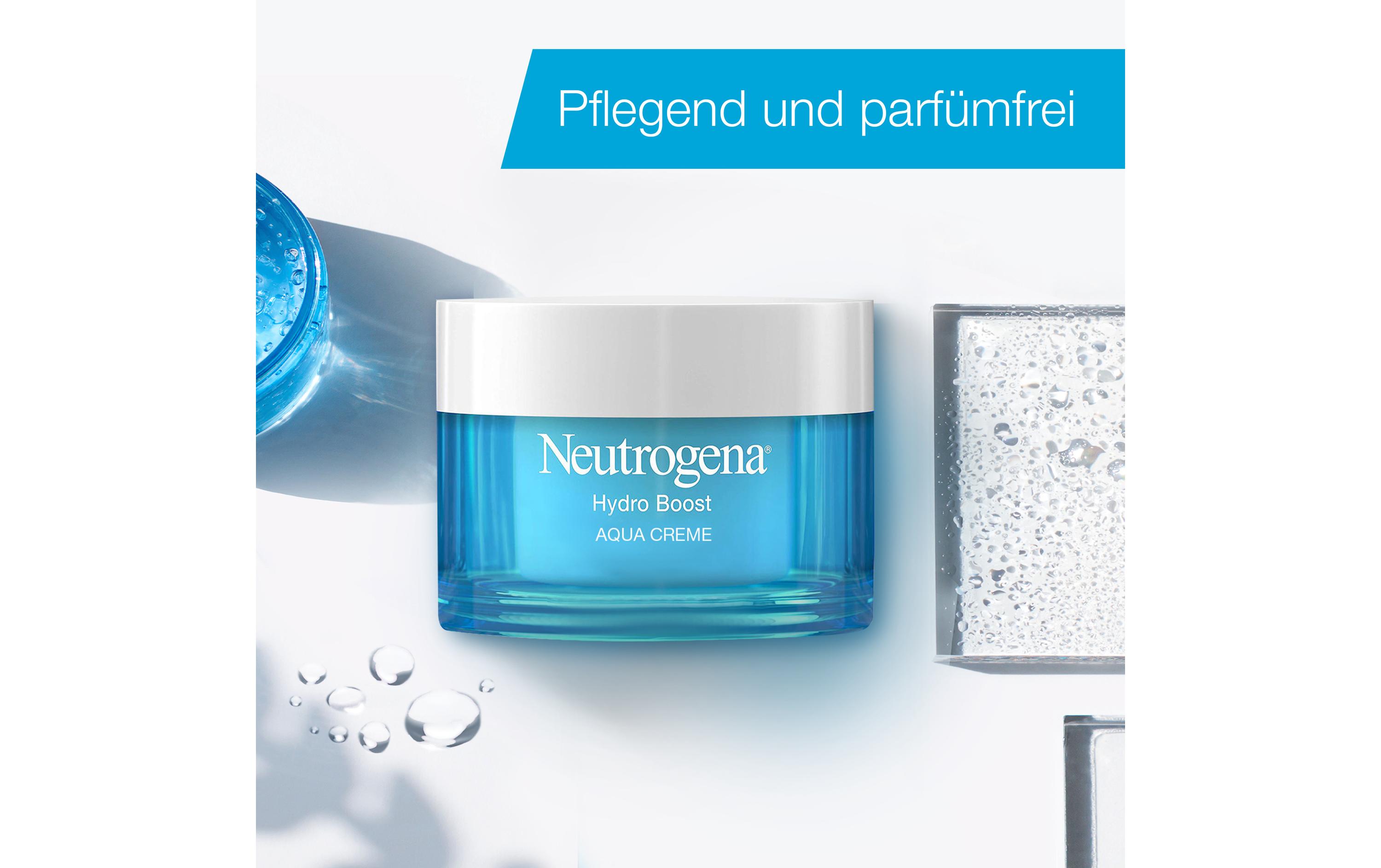 Tagescrème Hydro Boost Aqua 50 mlParfümfreies Gesichtsgel mit innovativer Kombination aus Hyaluron-Gel-Komplex und 100% pflanzlicher Trehalose