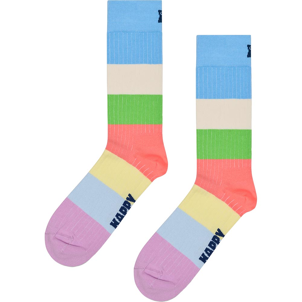 Happy Socks Chunky Stripe 1 Socken white