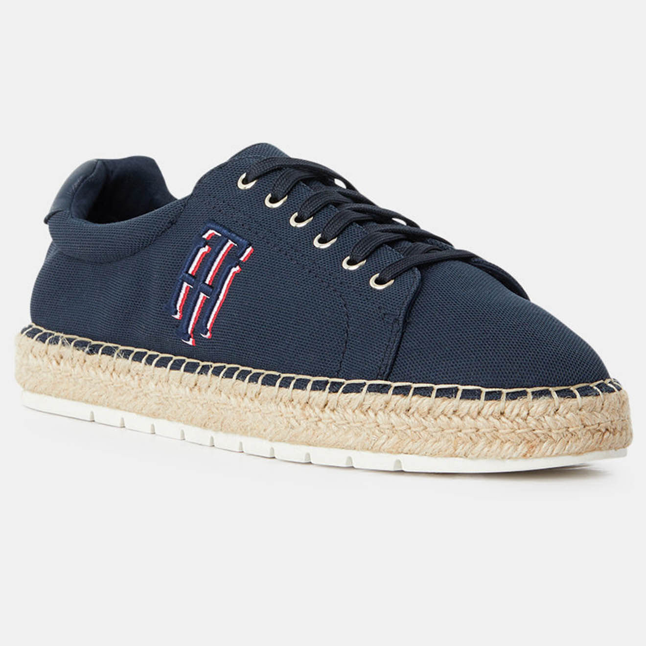 Tommy Hilfiger Espadrilles Nautical Lace Up bleu marine