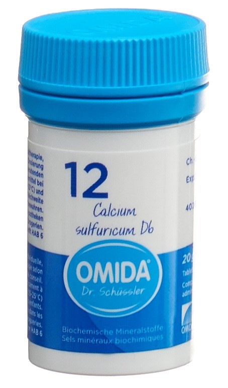 Omida Nr12 Calcium sulfuricum Tabl 6 D Ds 20 g