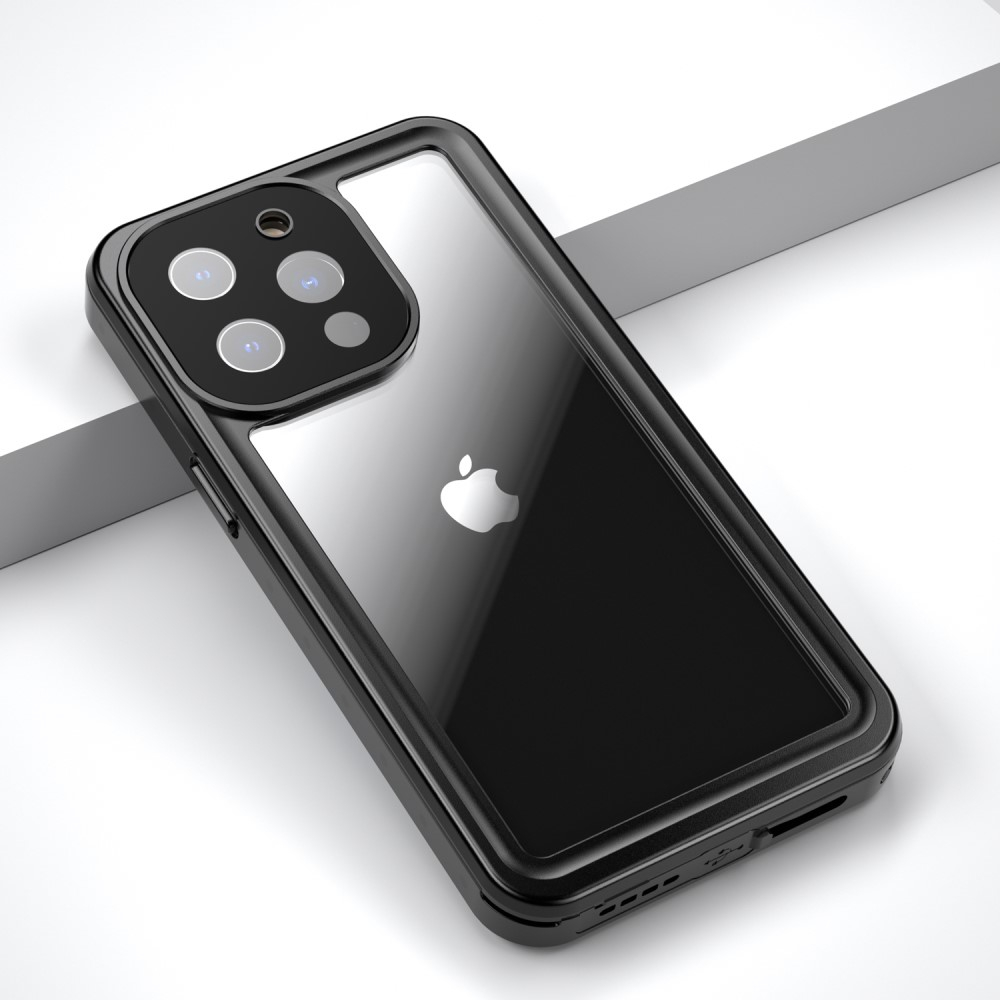 iPhone 13 Pro Wasserfeste Outdoor Schutz Hülle (IP68) - Schwarz
