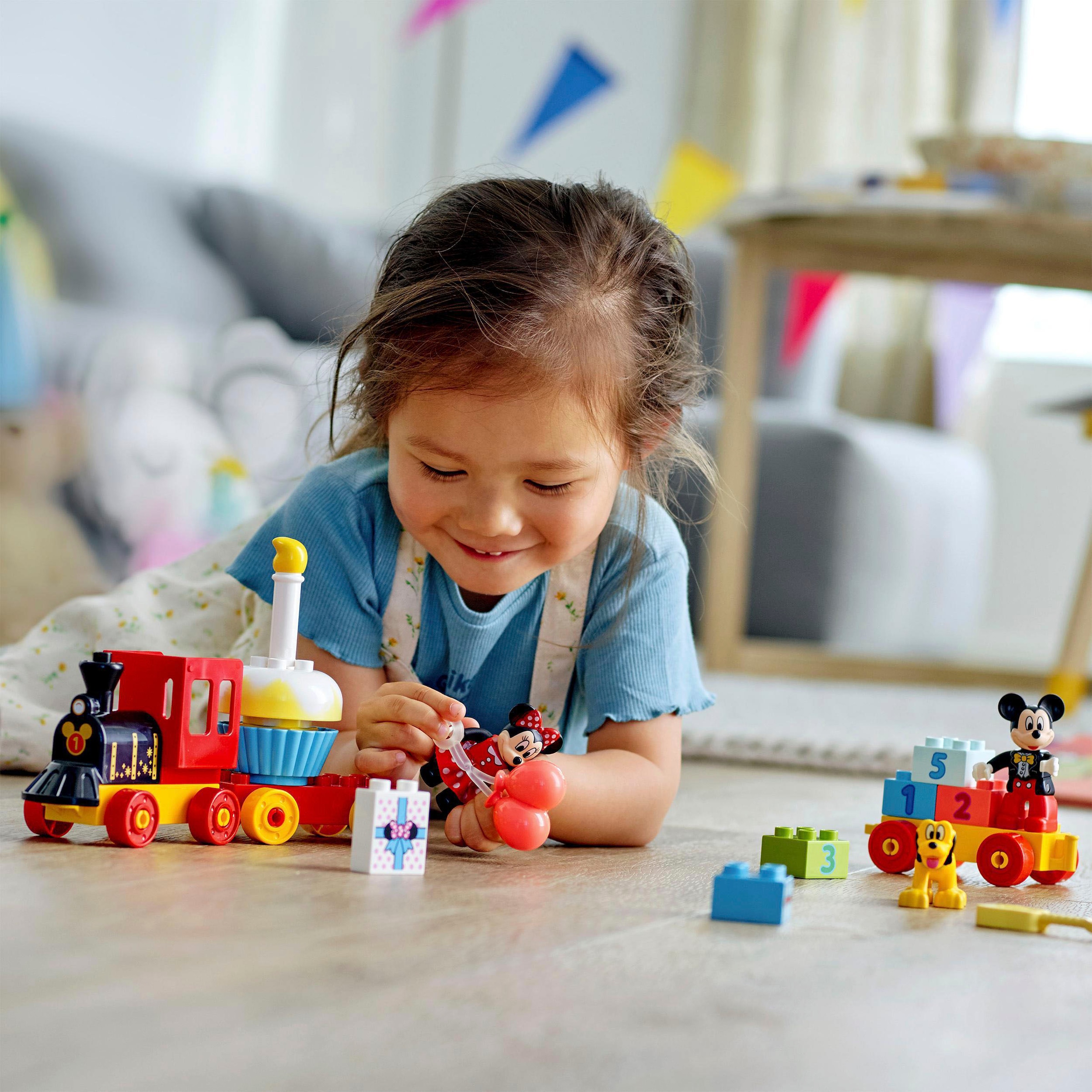 LEGO® Konstruktionsspielsteine »Mickys und Minnies Geburtstagszug (10941), LEGO® DUPLO® Disney™« Made in Europe