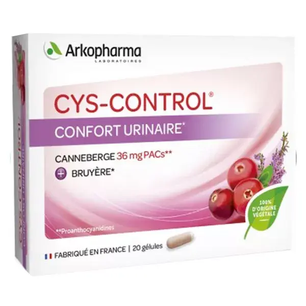 Arkopharma Cys-Control Conforto Urinário Cranberry 20 cápsulas