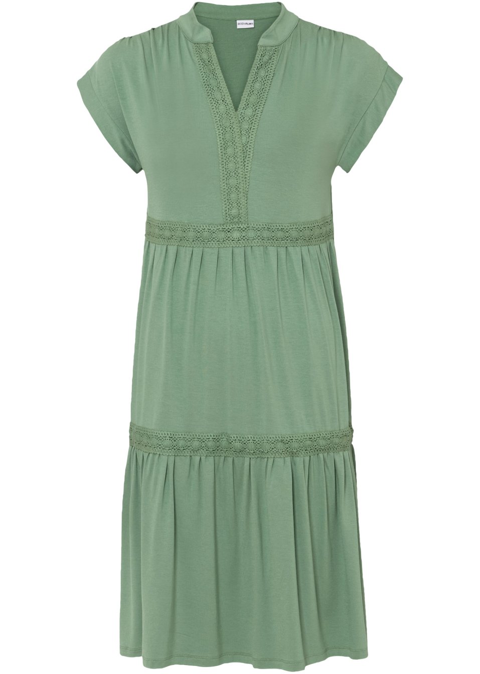 Robe-tunique à dentelle