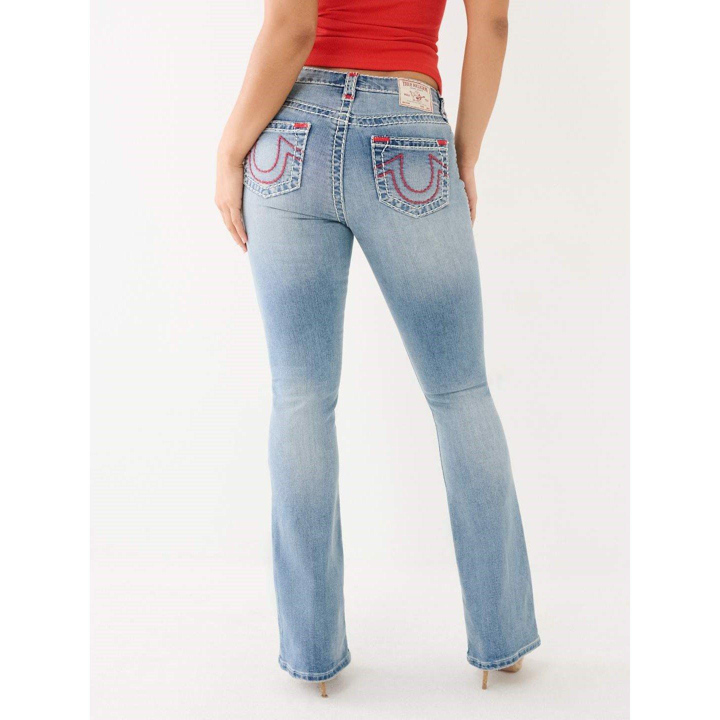 True Religion TR Mid Rise Bootcut Jeans Womens