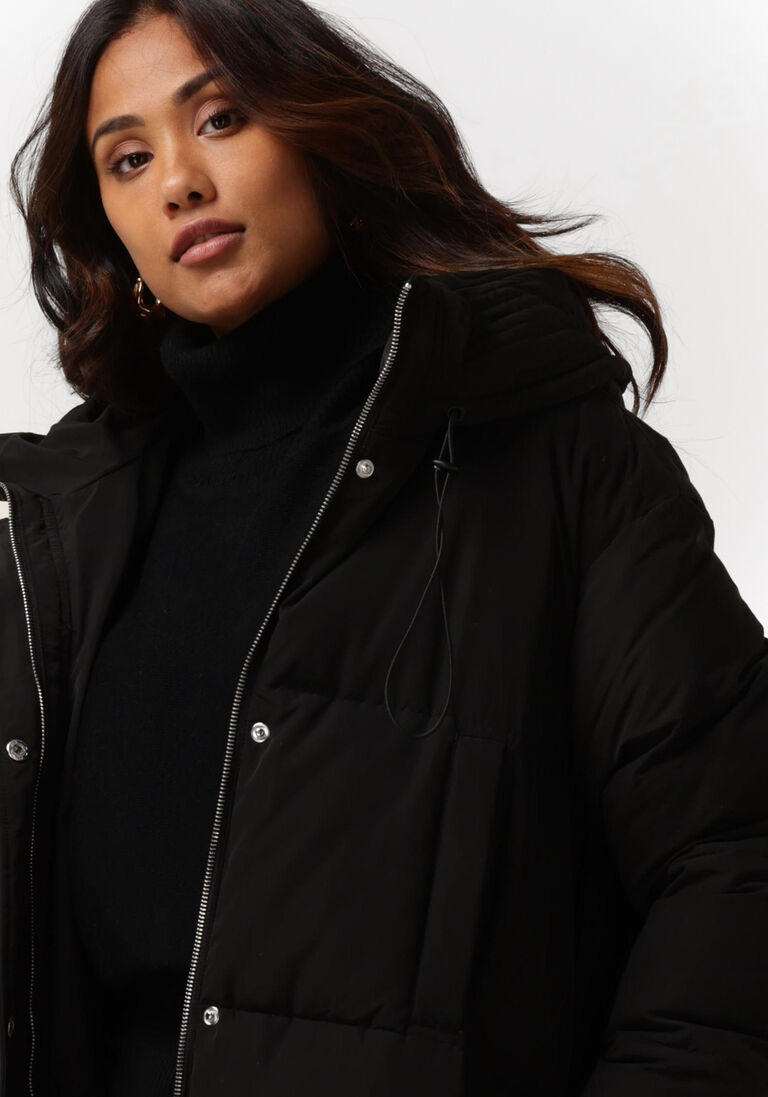 SILVIAN HEACH zwarte silvian heach gewatteerde jas long down jacket ibar