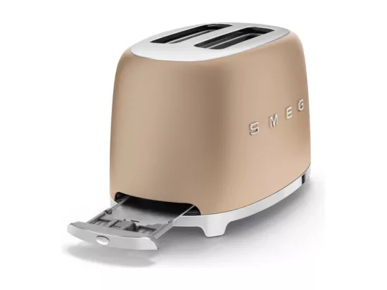 Toaster 2 tranches années 50 or mat