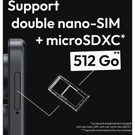 Smartphone Logicom 6,75'' Black 8/128 5000mAh