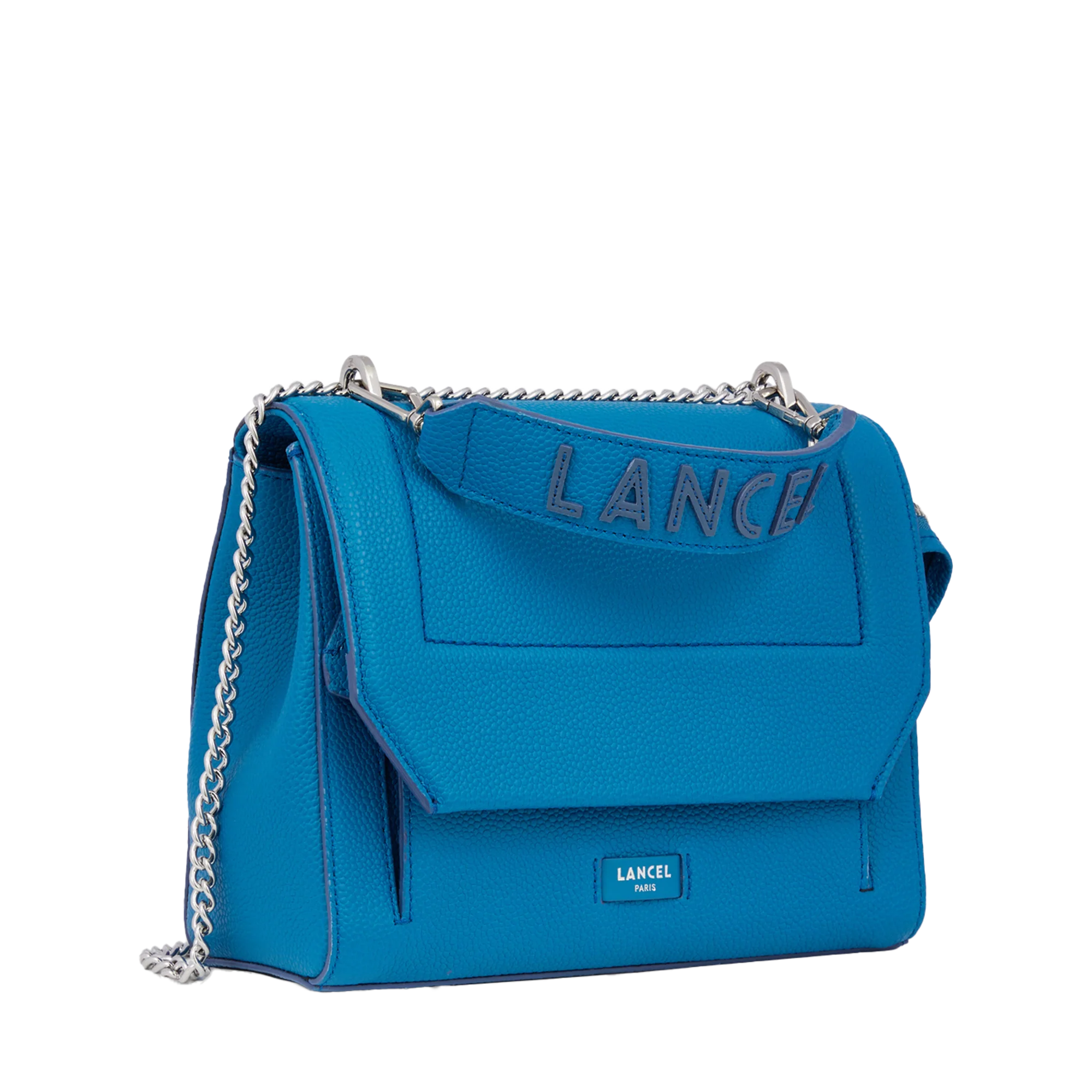 Sac rabat M Ninon de Lancel-Cobalt/Orage