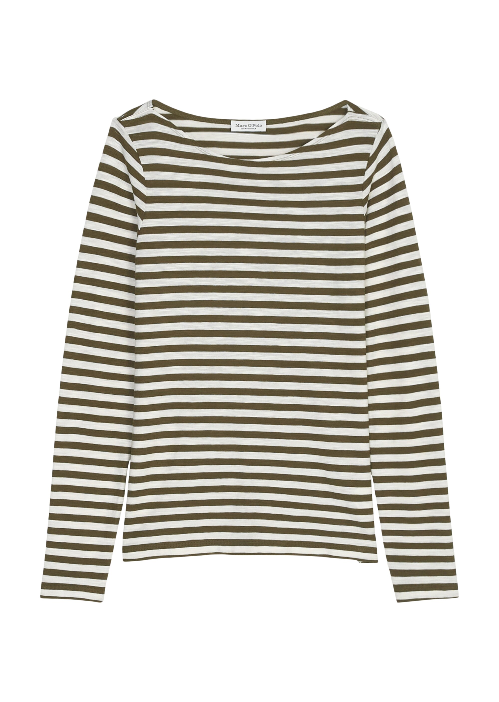Longsleeve regularaus Slub-Jersey