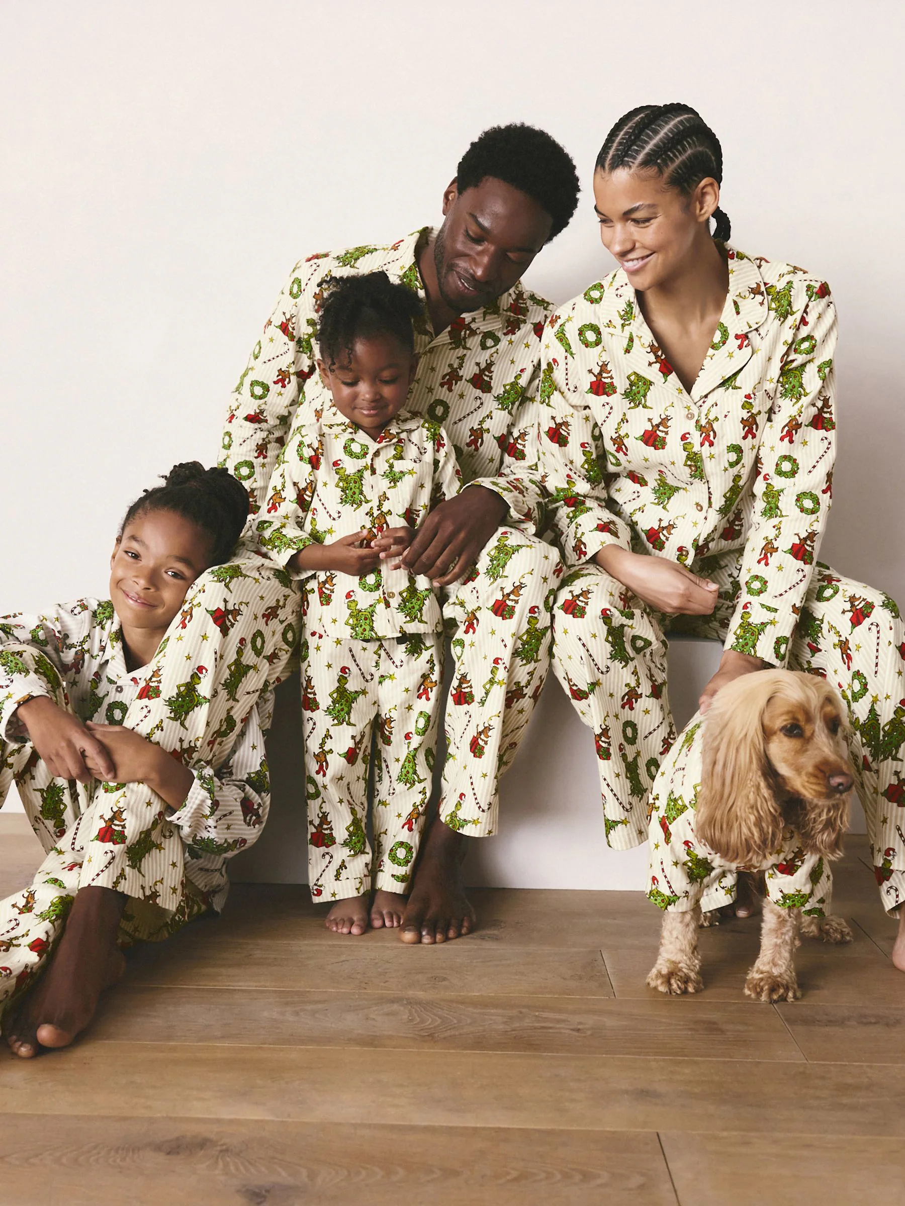 Grinch Bijpassende Familie Kerstmis Pyjama's voor Huisdieren