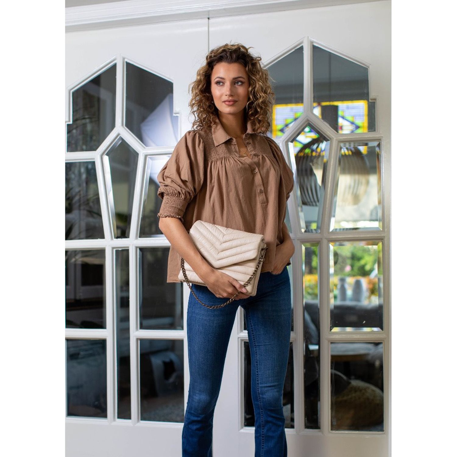 Chabo Venice Durban Handbag off white