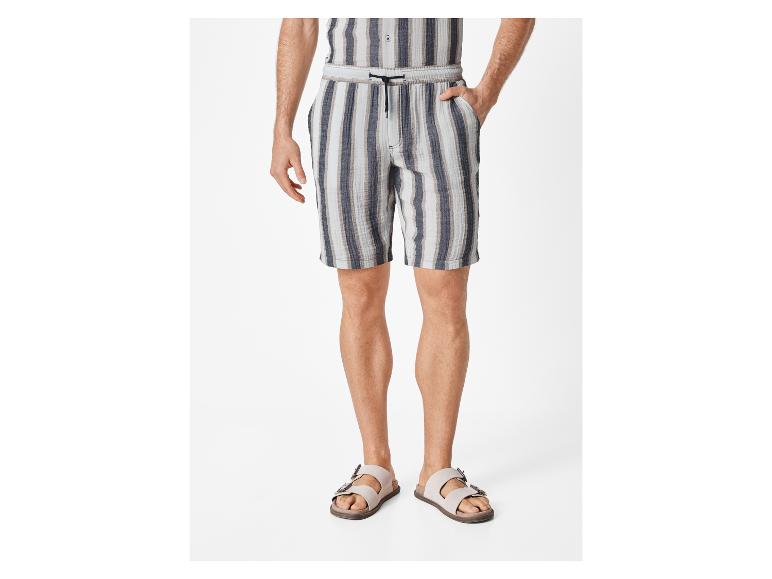 Korte mousseline heren broek