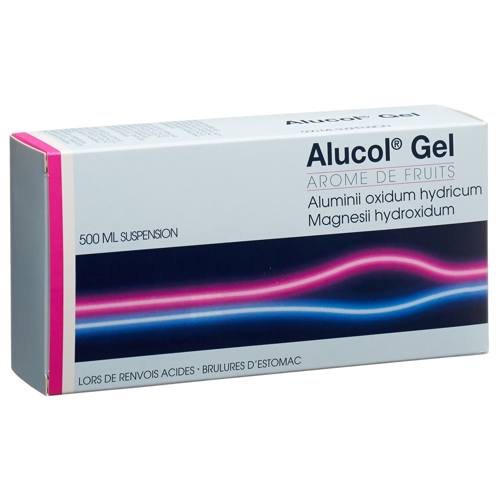 ALUCOL Gel Susp Frucht Fl 500 ml