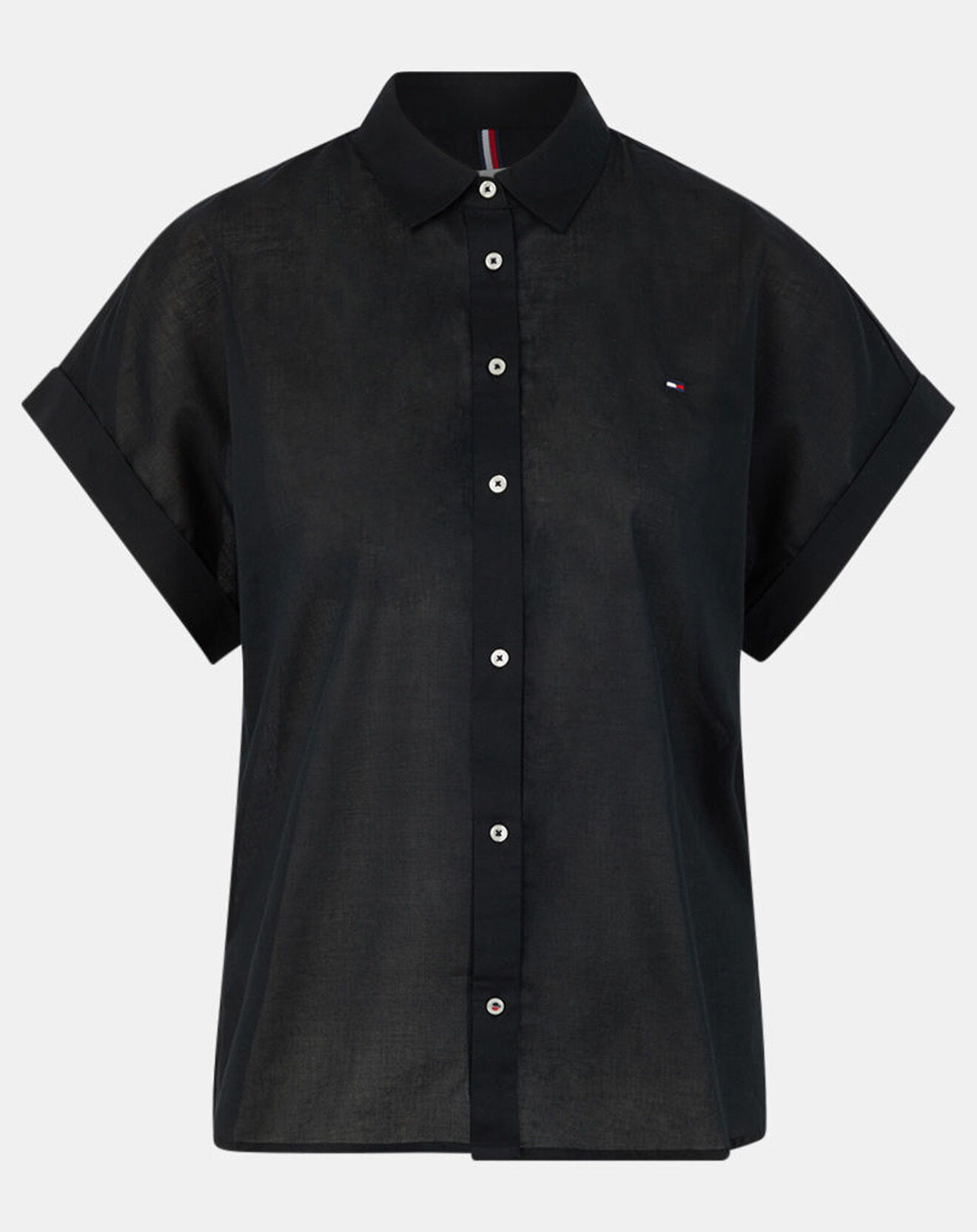 Tommy Hilfiger Top Relaxed noir