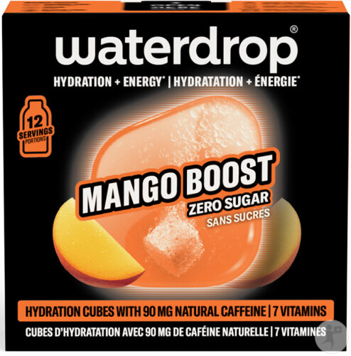 Waterdrop Microenergy Hydratation Et Énergie Mango Boost 12 Cubes